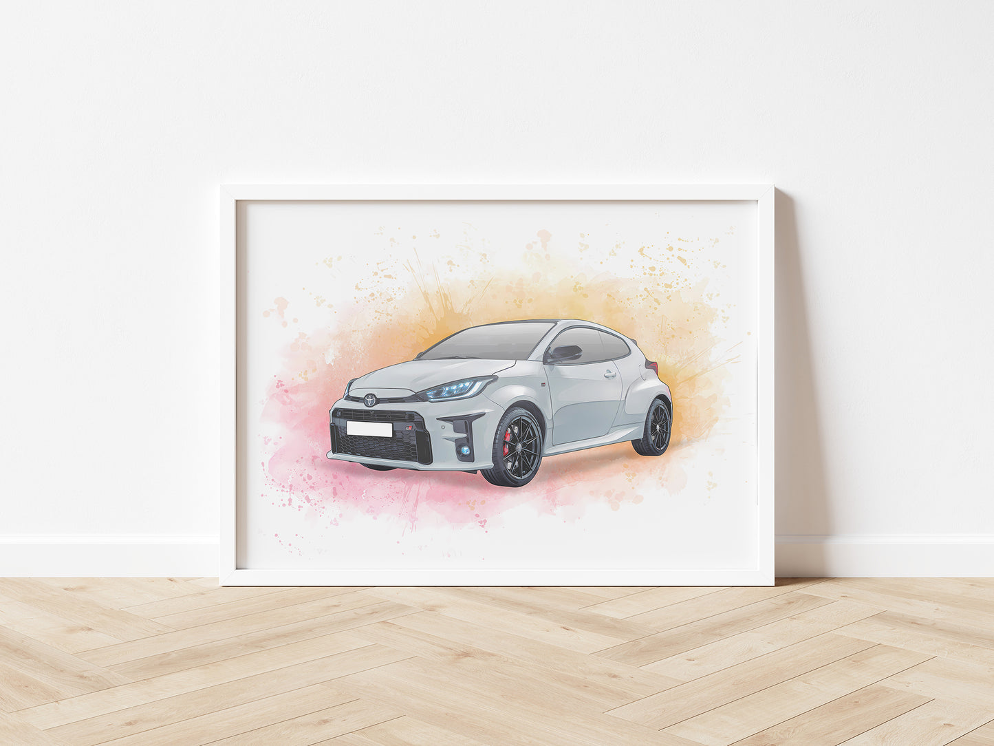 Personalised Toyota Yaris GR Art Print