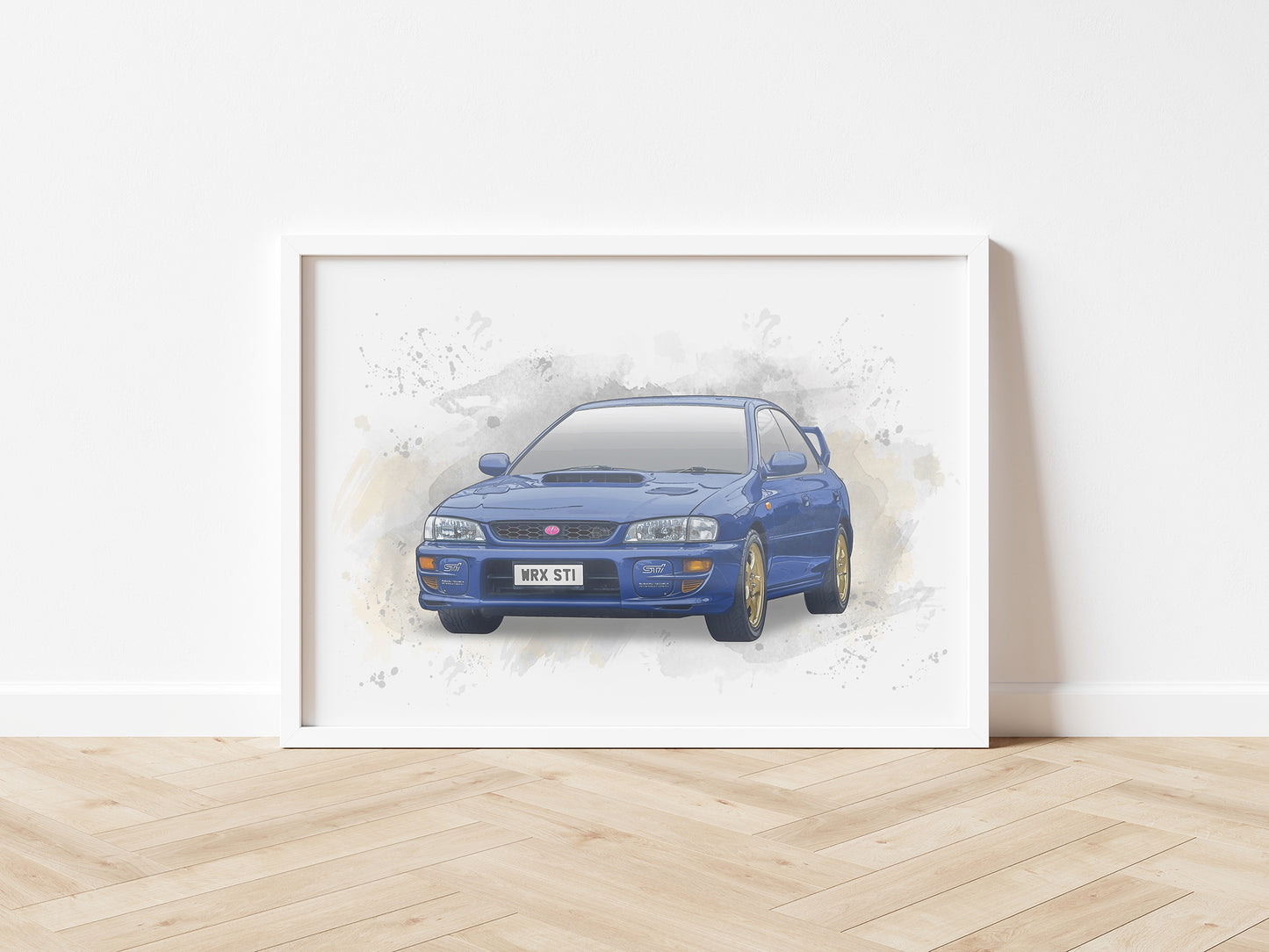 Personalised Subaru Impreza MK1 Art Print