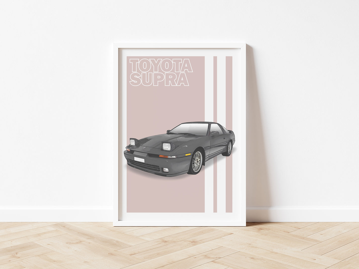 Personalised Toyota Supra MK3 Art Print