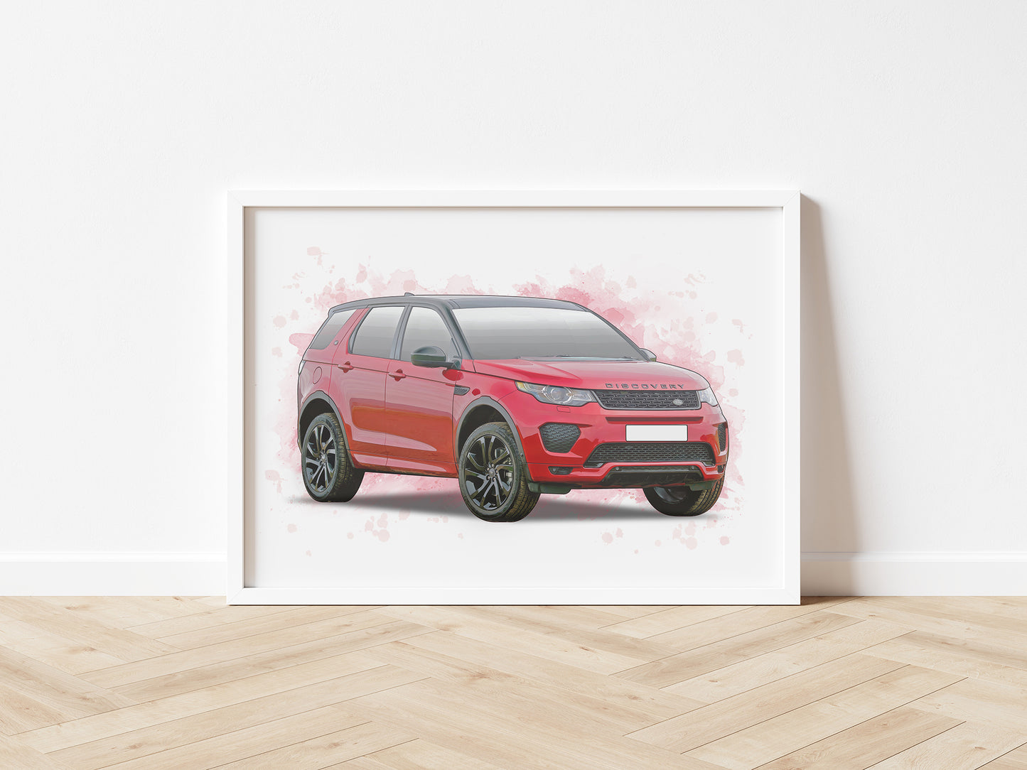 Personalised Land Rover Discovery Sport Art Print