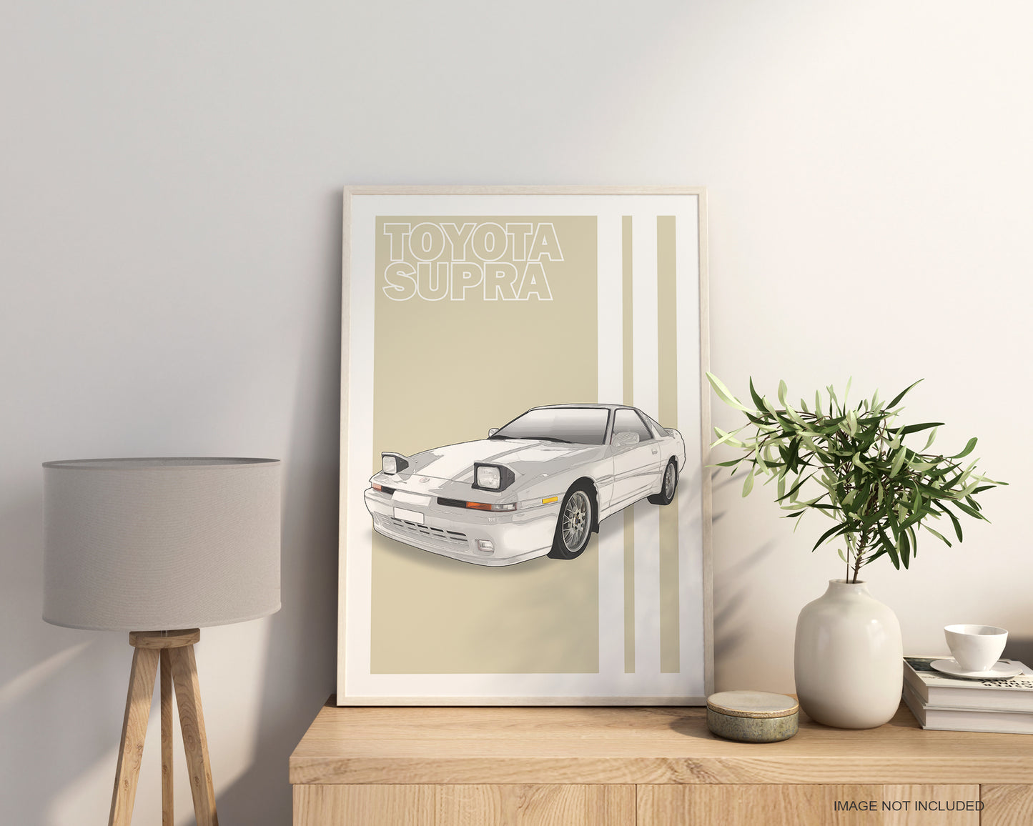 Personalised Toyota Supra MK3 Art Print