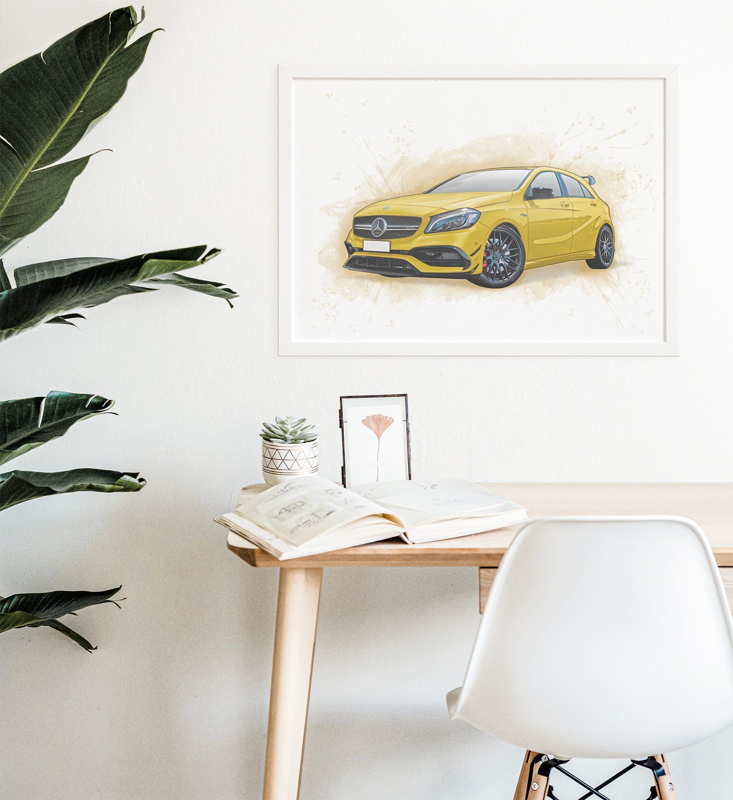 Personalised Mercedes A Class A45 Art Print