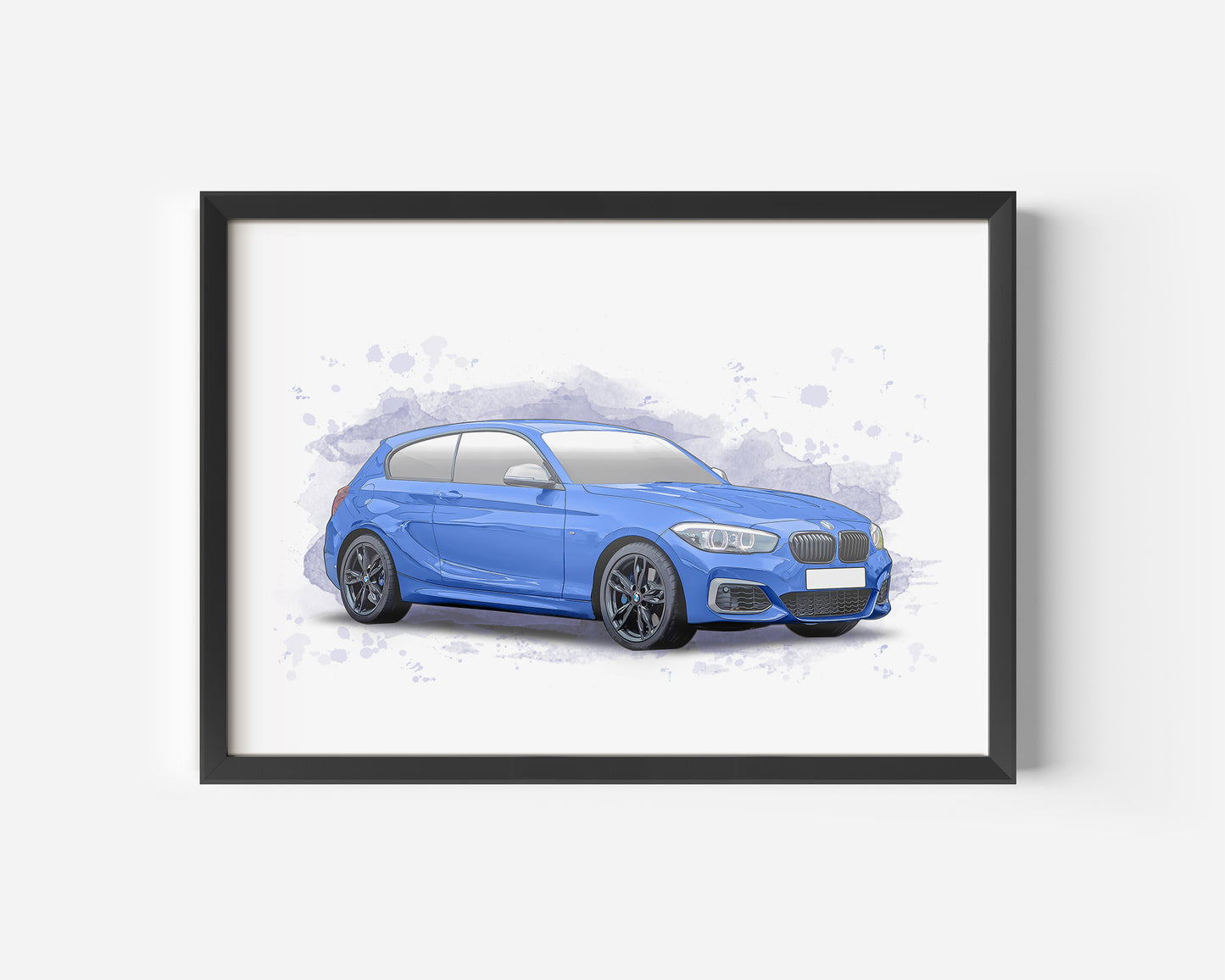 Personalised BMW 1 Series F21 Art Print