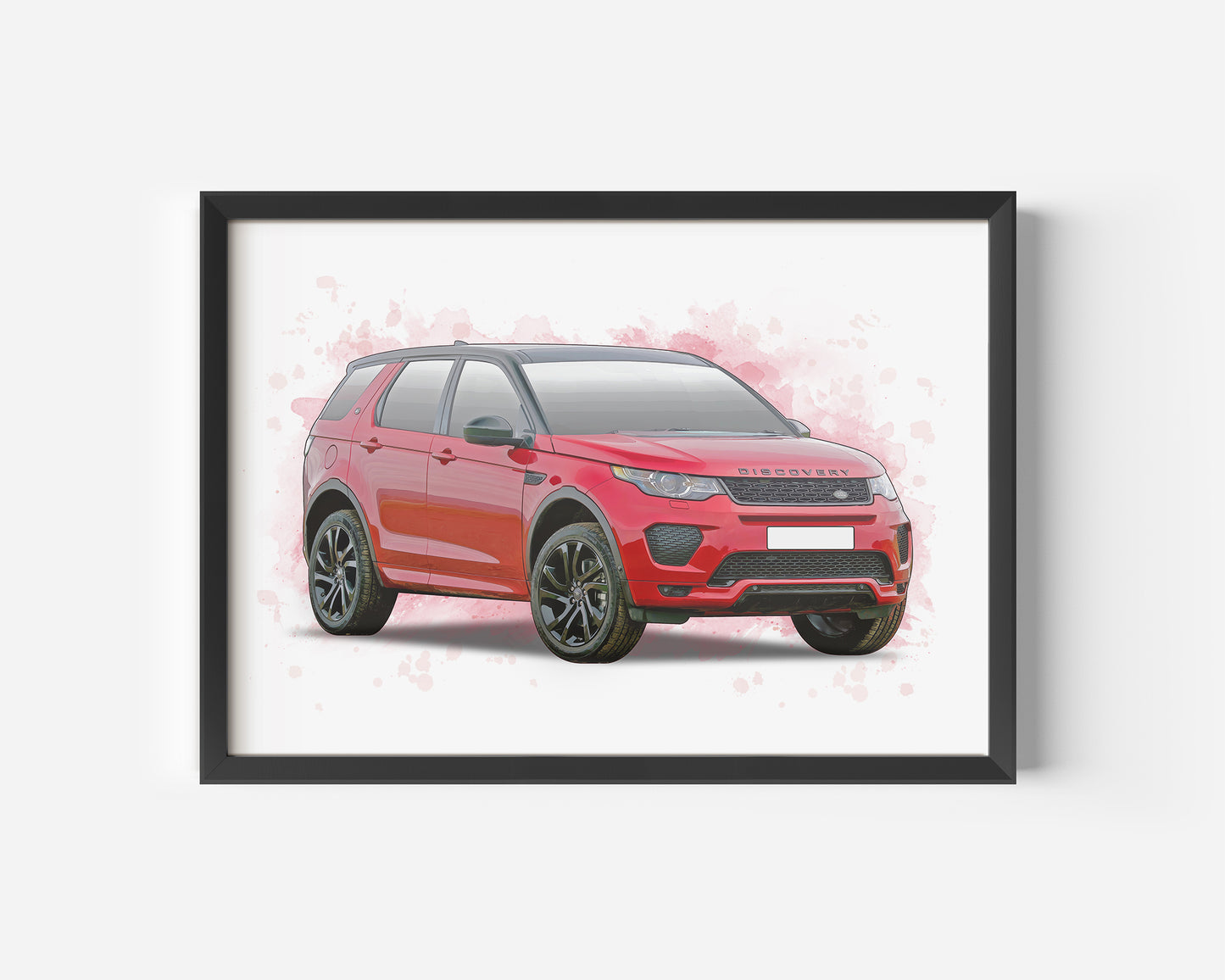 Personalised Land Rover Discovery Sport Art Print