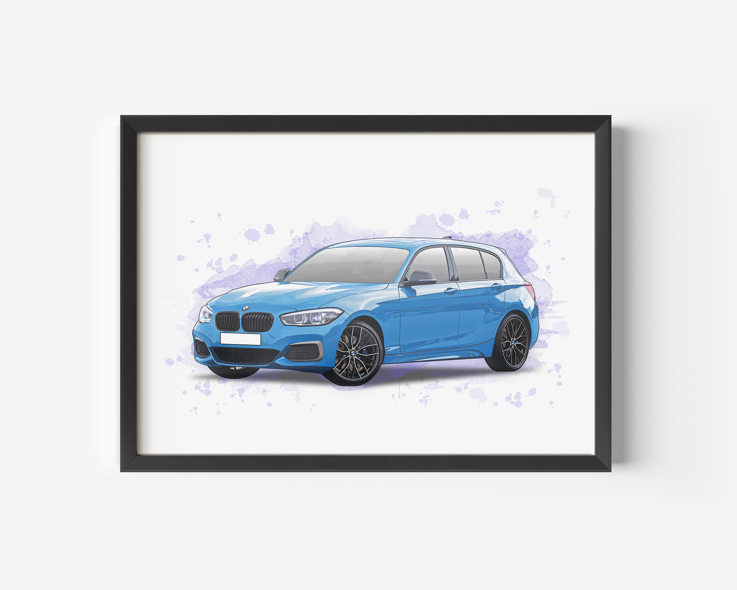 Personalised BMW 1 Series F20 Art Print